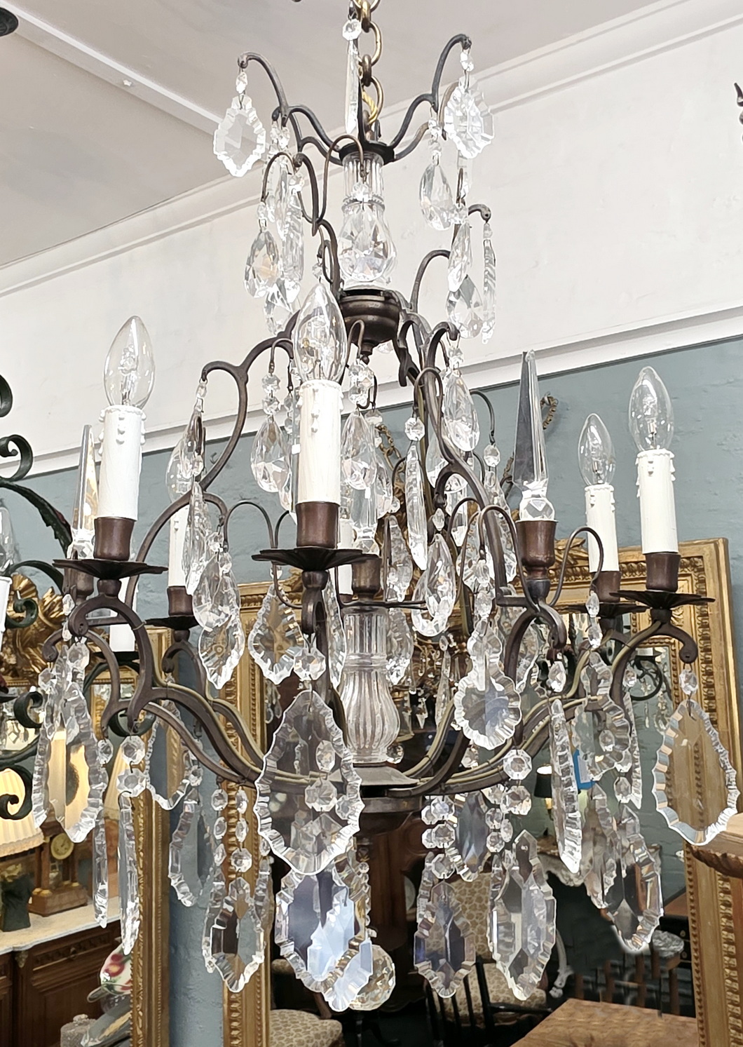 A Parisian Crystal Chandelier